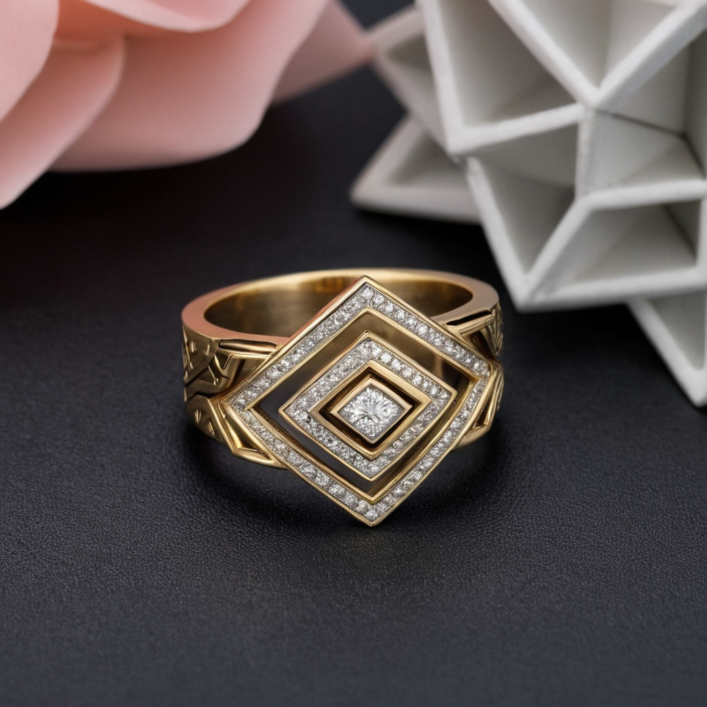 art deco rings